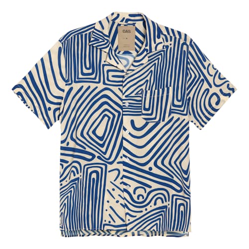laydown image of Eldovado Viscose Short Sleeve Shirt