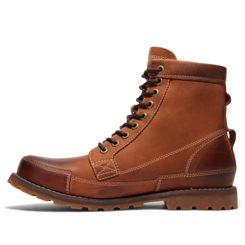 laydown image of Original Leather 6 inch Boot