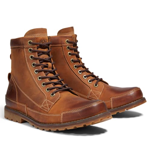 laydown image of Original Leather 6 inch Boot