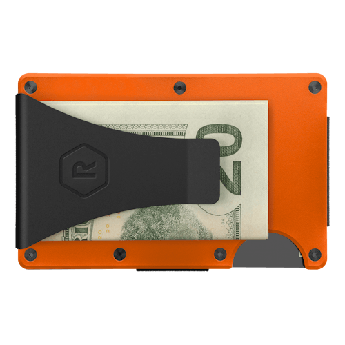 lifestyle image of Aluminum Wallet + Money Clip