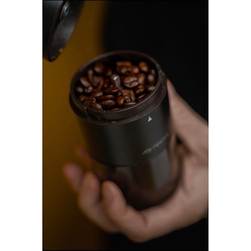 lifestyle image of Groove Compact Coffee Grinder
