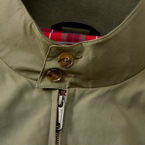 laydown detail image of G9 Harrington Jacket