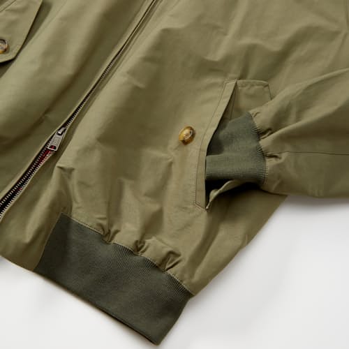 laydown detail image of G9 Harrington Jacket