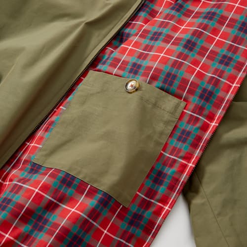 laydown detail image of G9 Harrington Jacket
