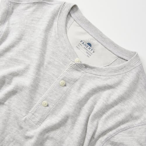 laydown detail image of Sunwashed Slub Henley