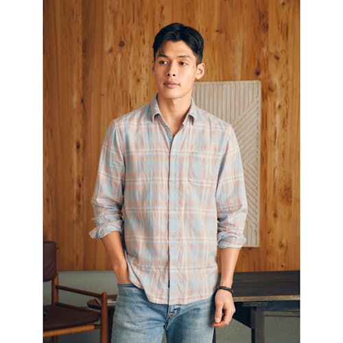 lifestyle image of Sunwashed Chambray Shirt