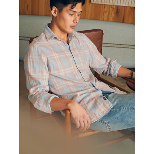 lifestyle image of Sunwashed Chambray Shirt