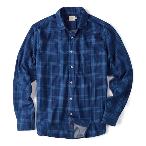 laydown image of Sunwashed Chambray Shirt