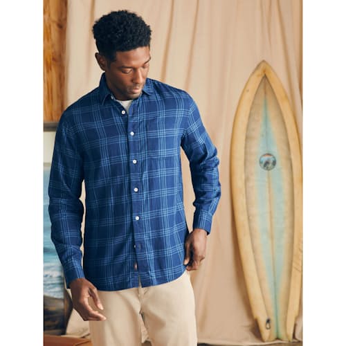 lifestyle image of Sunwashed Chambray Shirt
