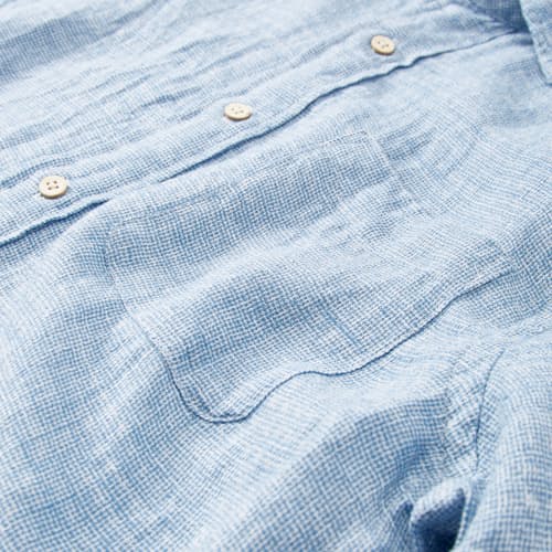laydown detail image of Palma Linen Short Sleeve Shirt
