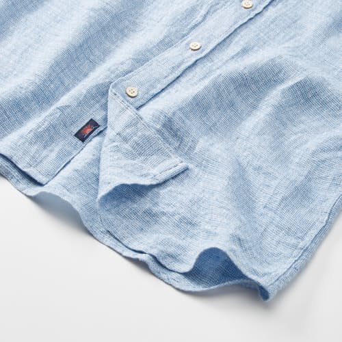 laydown detail image of Palma Linen Short Sleeve Shirt