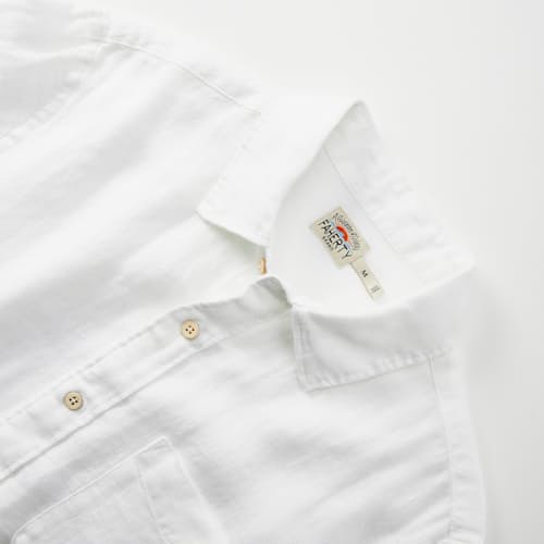 laydown detail image of Palma Linen Short Sleeve Shirt