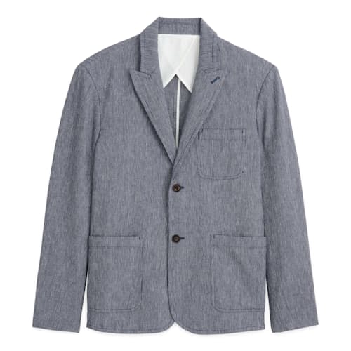 laydown image of Mercer Cotton Linen Blazer