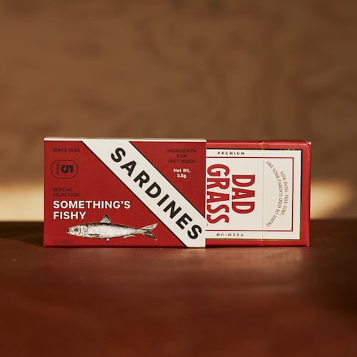 laydown image of Dad Grass 5-pack Dad Stash - Something's Fishy