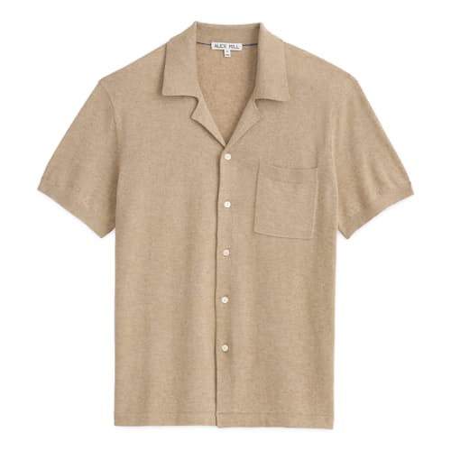 laydown image of Short Sleeve Bowling Shirt