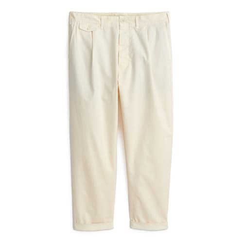 laydown image of Standard Pleated Chino Pant