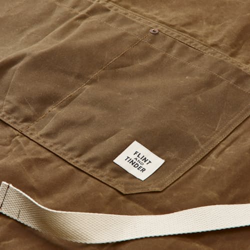 laydown detail image of Waxed Apron