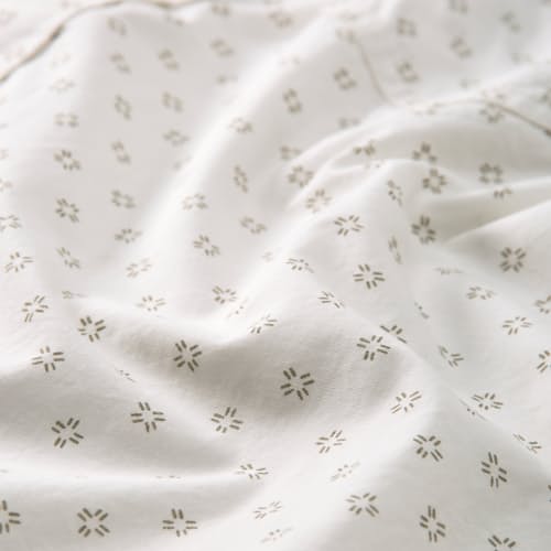 laydown detail image of Western Micro Print Short Sleeve Shirt