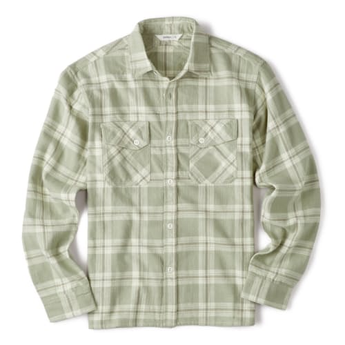 laydown image of Crosscut Flannel Shirt