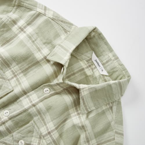laydown detail image of Crosscut Flannel Shirt