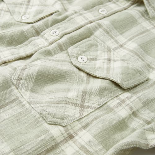 laydown detail image of Crosscut Flannel Shirt