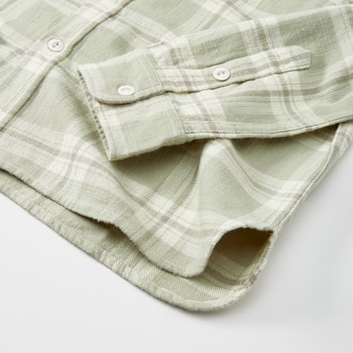 laydown detail image of Crosscut Flannel Shirt