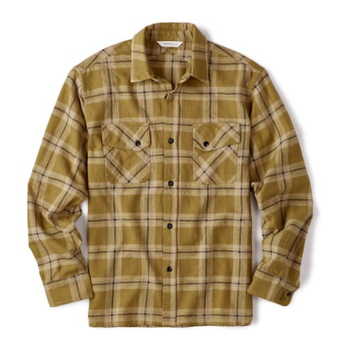 laydown image of Crosscut Flannel Shirt