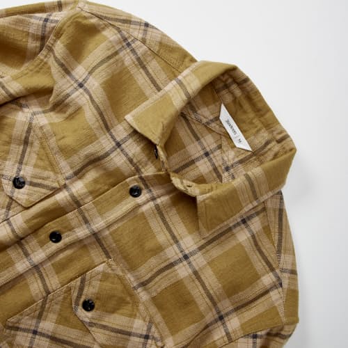laydown detail image of Crosscut Flannel Shirt