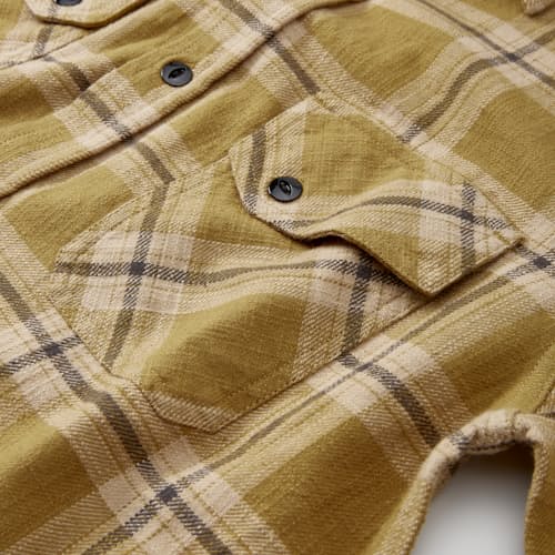 laydown detail image of Crosscut Flannel Shirt