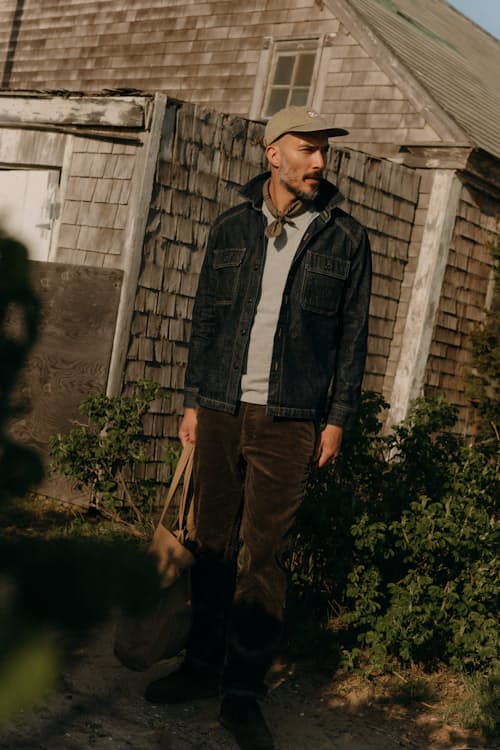 lifestyle image of The Selvedge Denim Shop Shirt