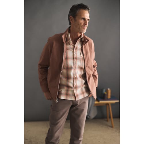 on model image of The Flint Jacket