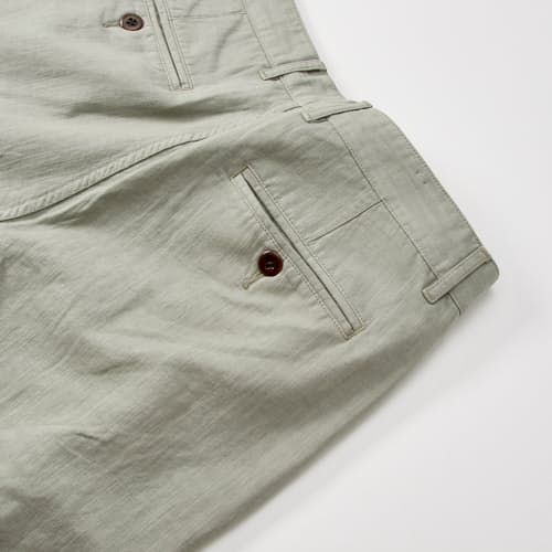 laydown detail image of Cotton Linen Chino - HB Straight