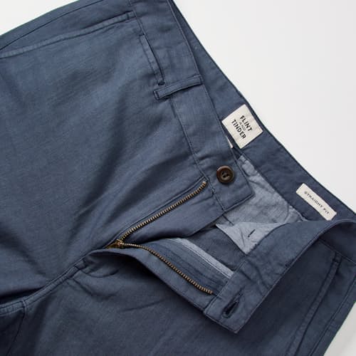 laydown detail image of Cotton Linen Chino - HB Straight