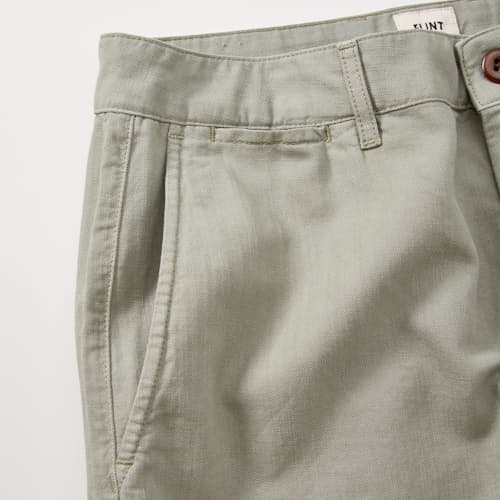 laydown detail image of Cotton Linen Short - 7"