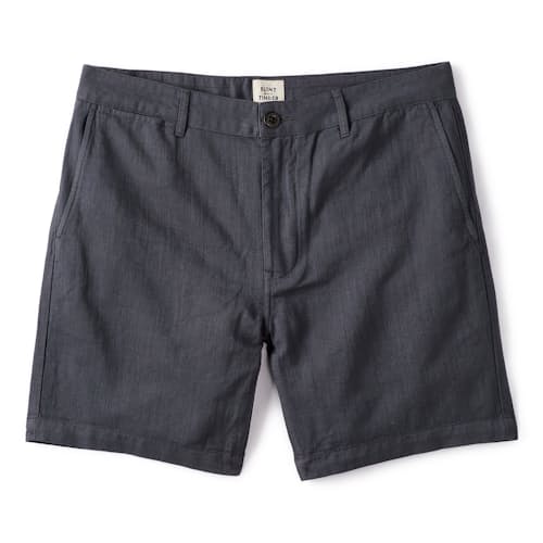 laydown image of Cotton Linen Short - 7"
