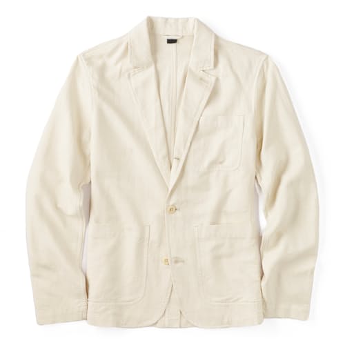 laydown image of 365 Cotton Linen Blazer