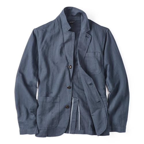 laydown image of 365 Cotton Linen Blazer