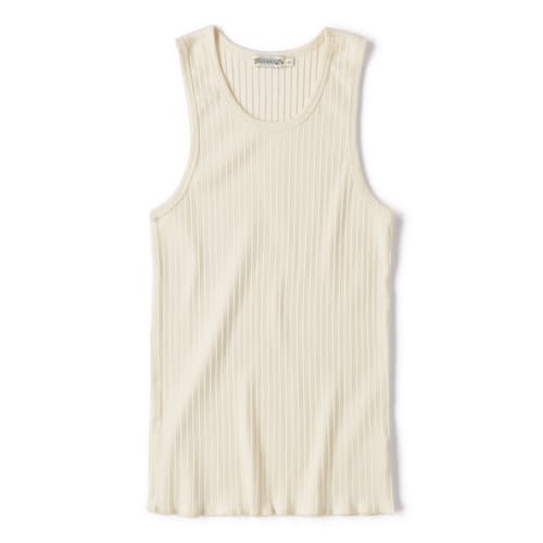 laydown image of Ribbed Tank Top