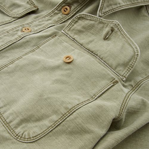 laydown detail image of Japanese Twill Utility Shirt