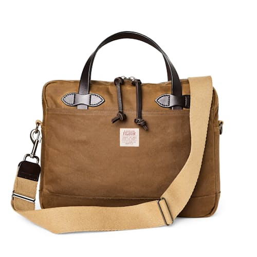 laydown image of Tin Cloth Compact Briefcase