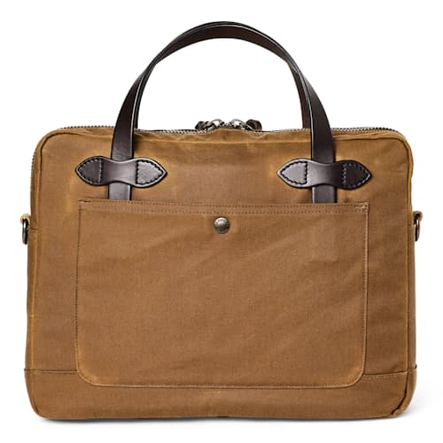 laydown image of Tin Cloth Compact Briefcase