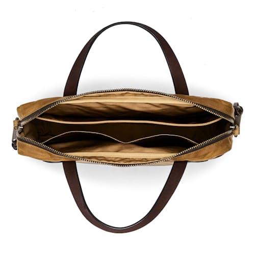 laydown image of Tin Cloth Compact Briefcase