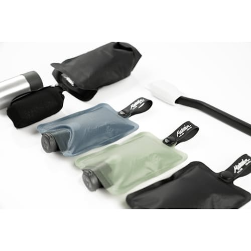 laydown image of Flatpak Travel Toiletry Bottle - 3 Pack