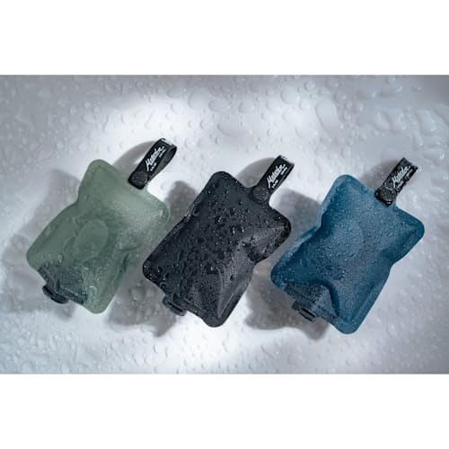 laydown image of Flatpak Travel Toiletry Bottle - 3 Pack