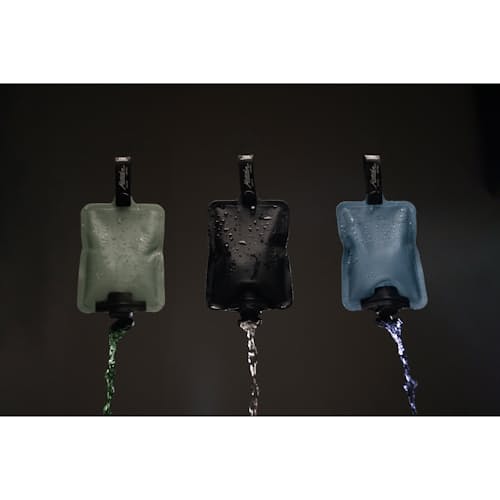 laydown image of Flatpak Travel Toiletry Bottle - 3 Pack