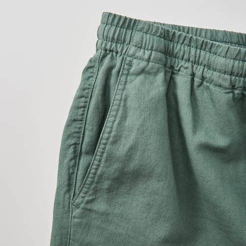 laydown detail image of 365 Cotton Linen Drawstring Short - 7"