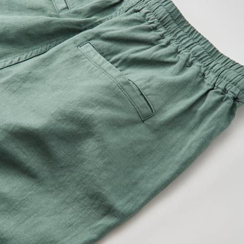 laydown detail image of 365 Cotton Linen Drawstring Short - 7"