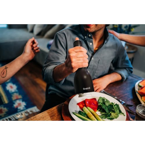 lifestyle image of Rechargeable Spice Grinder + Two FinaPod Pro Plus Pods