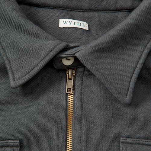 laydown detail image of Half Zip Collared Sweatshirt