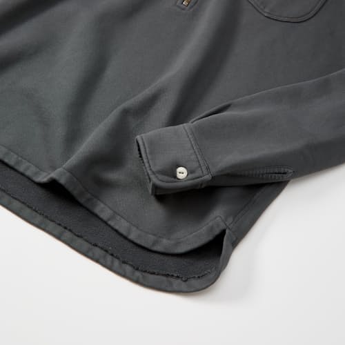 laydown detail image of Half Zip Collared Sweatshirt
